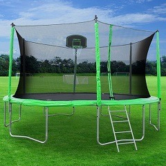 Best Cheap Trampoline (With Enclosures / Net, Square, Big)