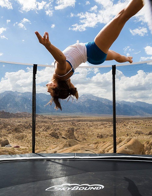 Skybound Stratos Trampoline With Net System