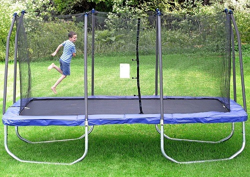 Skywalker Rectangle Trampoline with net