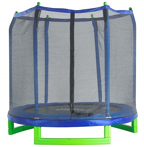 Upper Bounce 7' IndoorOutdoor Classic Trampoline and Enclosure Set