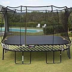 Best Square Trampoline (With Enclosure & Mat) On The Market