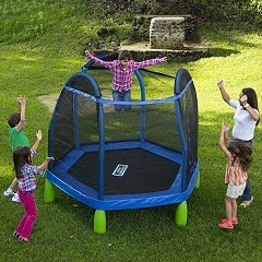 Best Trampoline With Enclosure & Parts (Pole, Set, Net)