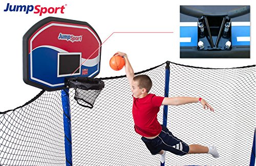 JumpSport Trampoline Basketball Hoop