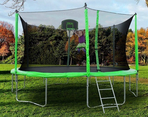 Merax Trampoline Basketball Hoop