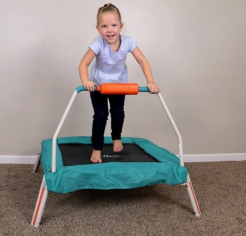 Skywalker Jump-N-Count Interactive Trampoline Mini Bouncer safest