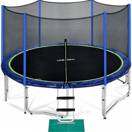 Zupapa-Trampoline-with-Enclosure-Net-outdoor