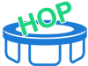 hop trampoline logo