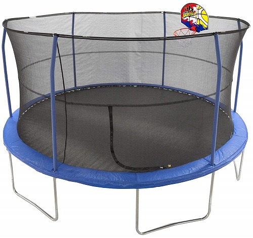 jumpking trampoline basketball hoop