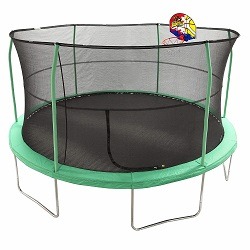 JUMPKING 15FT TRAMPOLINE WITH BASKETBALL HOOP