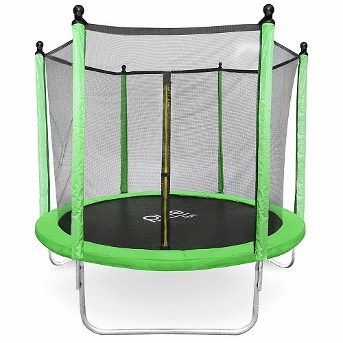 Pure Fun Dura-Bounce 8ft Trampoline With Enclosure