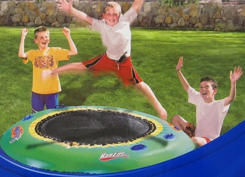 banzai water trampoline