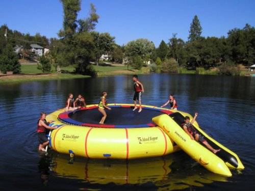 lake trampoline