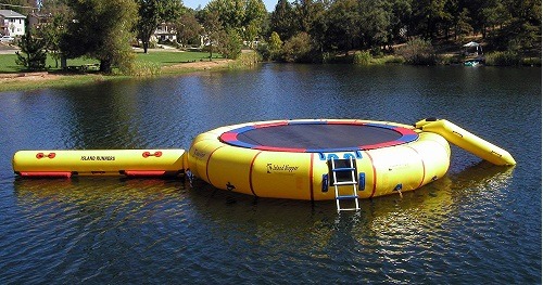 water trampoline for lake